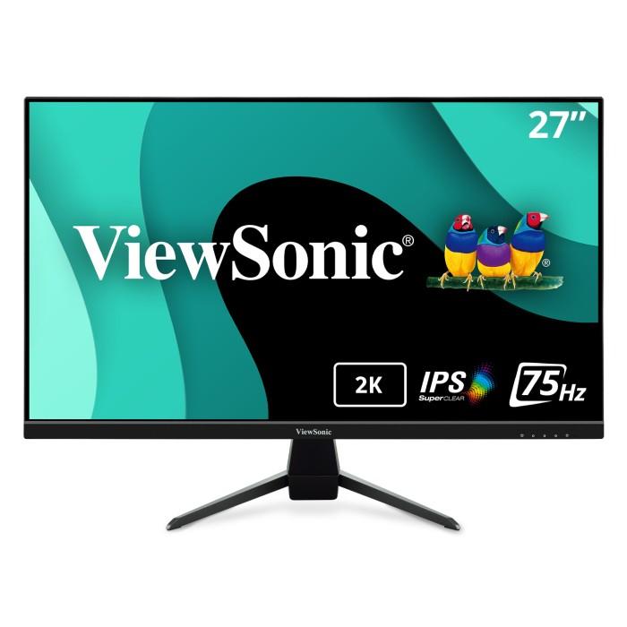 Viewsonic 27IN 2K QHD Thin-Bezel IPS Monitor With USB-C, HDMI, AND Displayport.