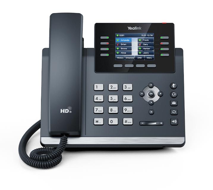 Yealink SIP-T44U; Ultra-Elegant Gigabit IP Phone; 2.8inch 320x240-pixel Color Display With Backlight